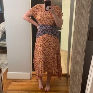 Topshop flowy summer midi